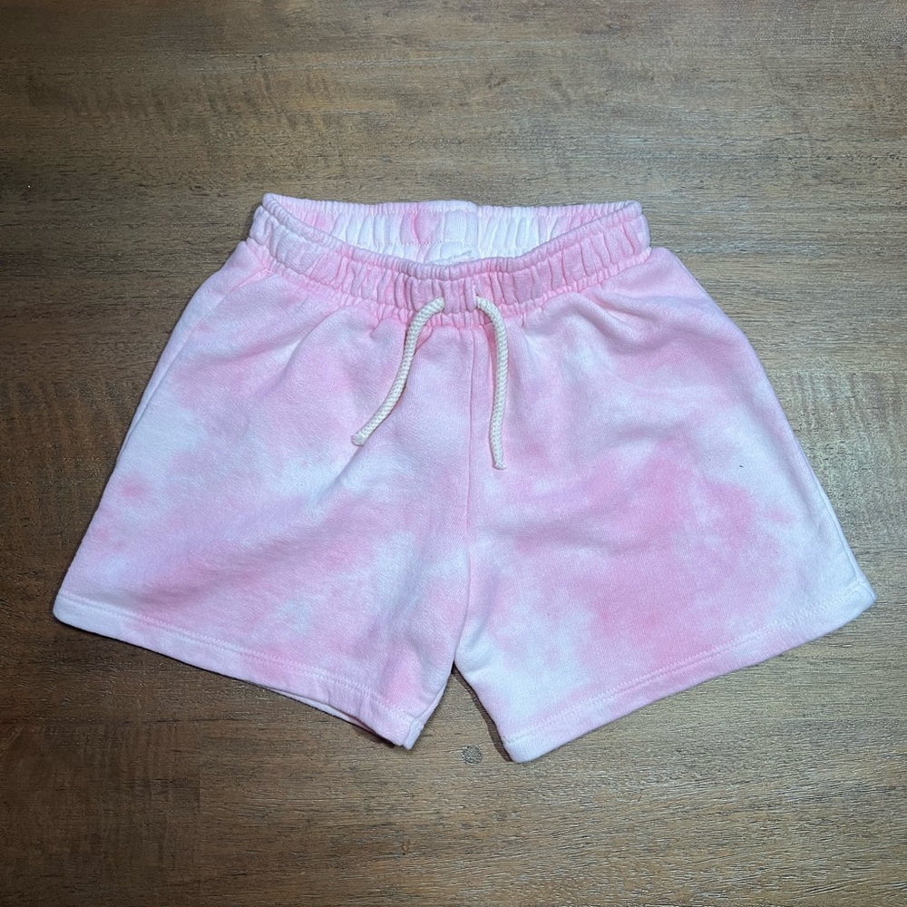Zara Pink Athletic Shorts with Relaxed Fit